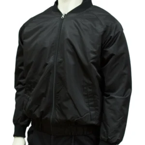 BKS220 - Smitty Black Jacket (Traditional Style) with Full Front Zipper